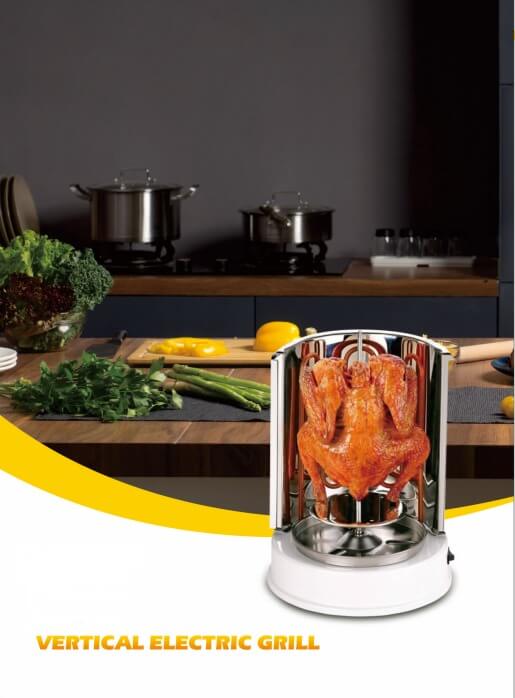 Junheng YS-KRO2 vertical electric grill for kebabs and rotisserie grilling